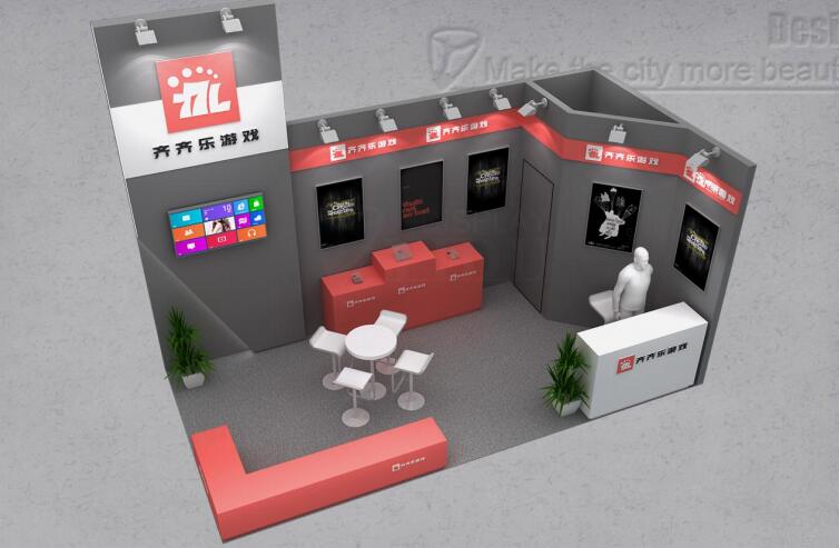 齐齐乐首次参展ChinaJoy2016 展台美女showgirl齐曝光