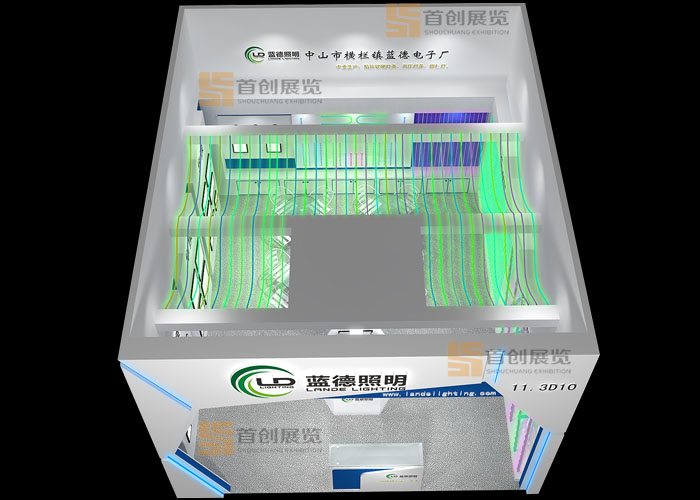 蓝德电子 展台设计(图3)